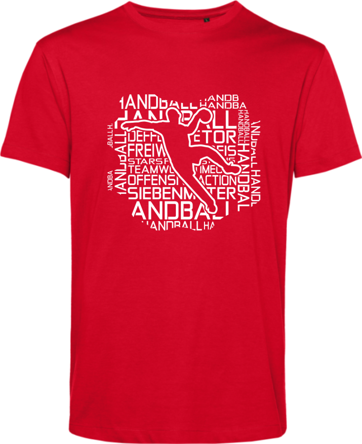 Handball T-Shirt Rot